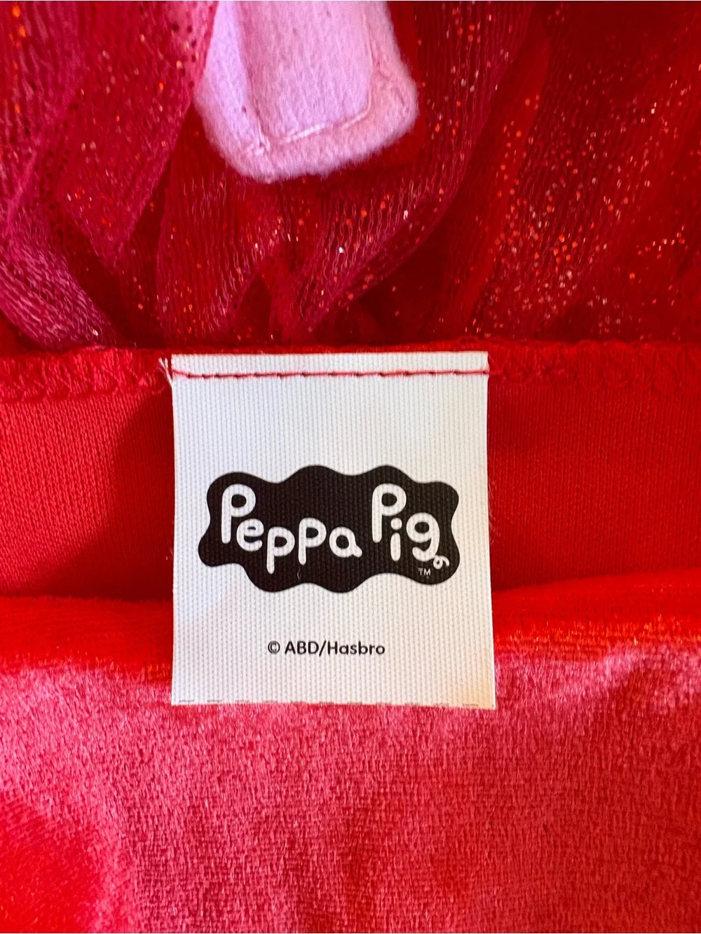 ~*~Peppa Pig Costume Dress Only Childs Size 2T